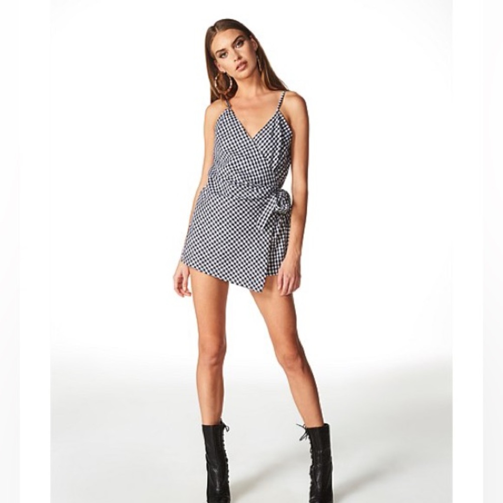 LIONESS Rouje Gingham Romper